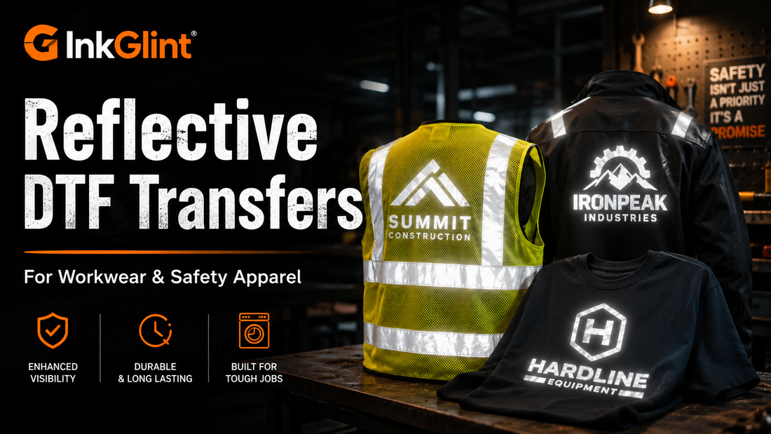 Reflective DTF Transfers: Uses and Benefits for Workwear and Safety Apparel