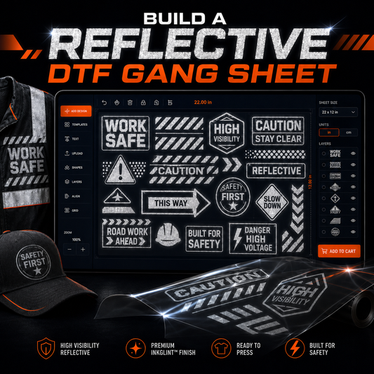 Build a Reflective DTF Gang Sheet